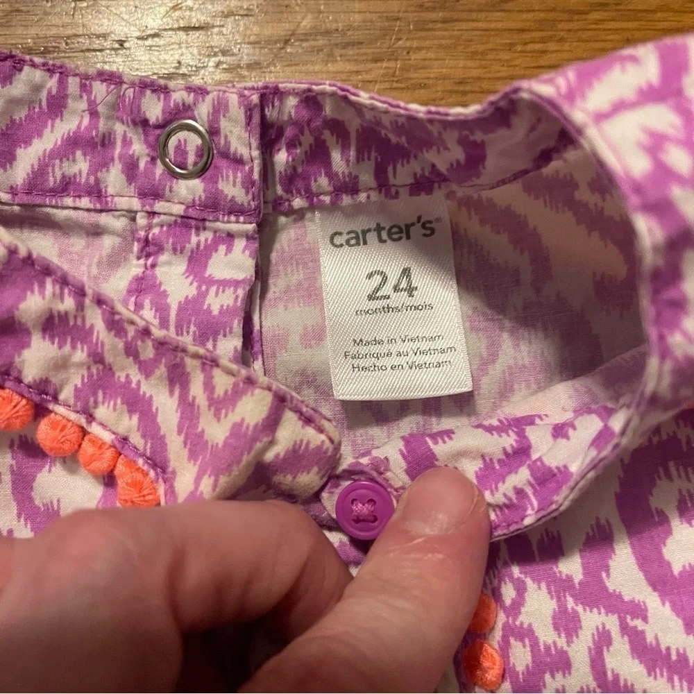 Carter’s | Purple Woven Tunic | 18 mo